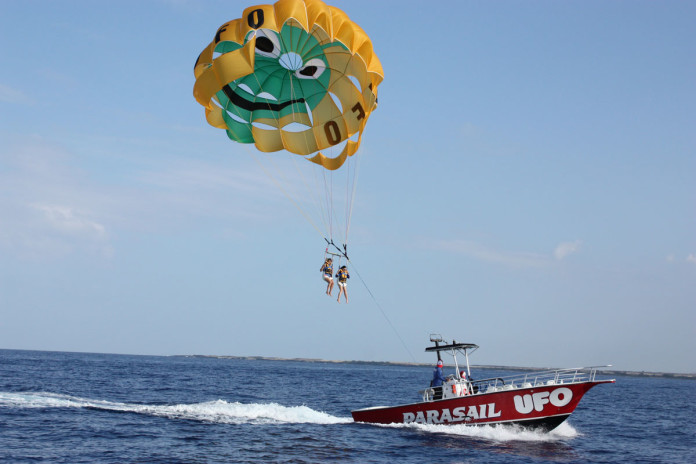 ufo parasailing