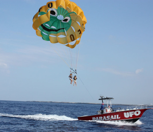 ufo parasailing